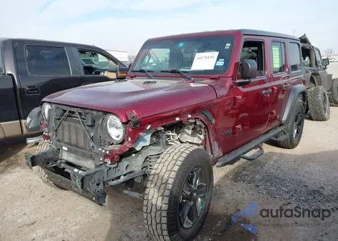 2021 Jeep Wrangler Unlimited Sport Altitude 4X4 из США, поврежденный, VIN 1C4HJXDG9MW677177